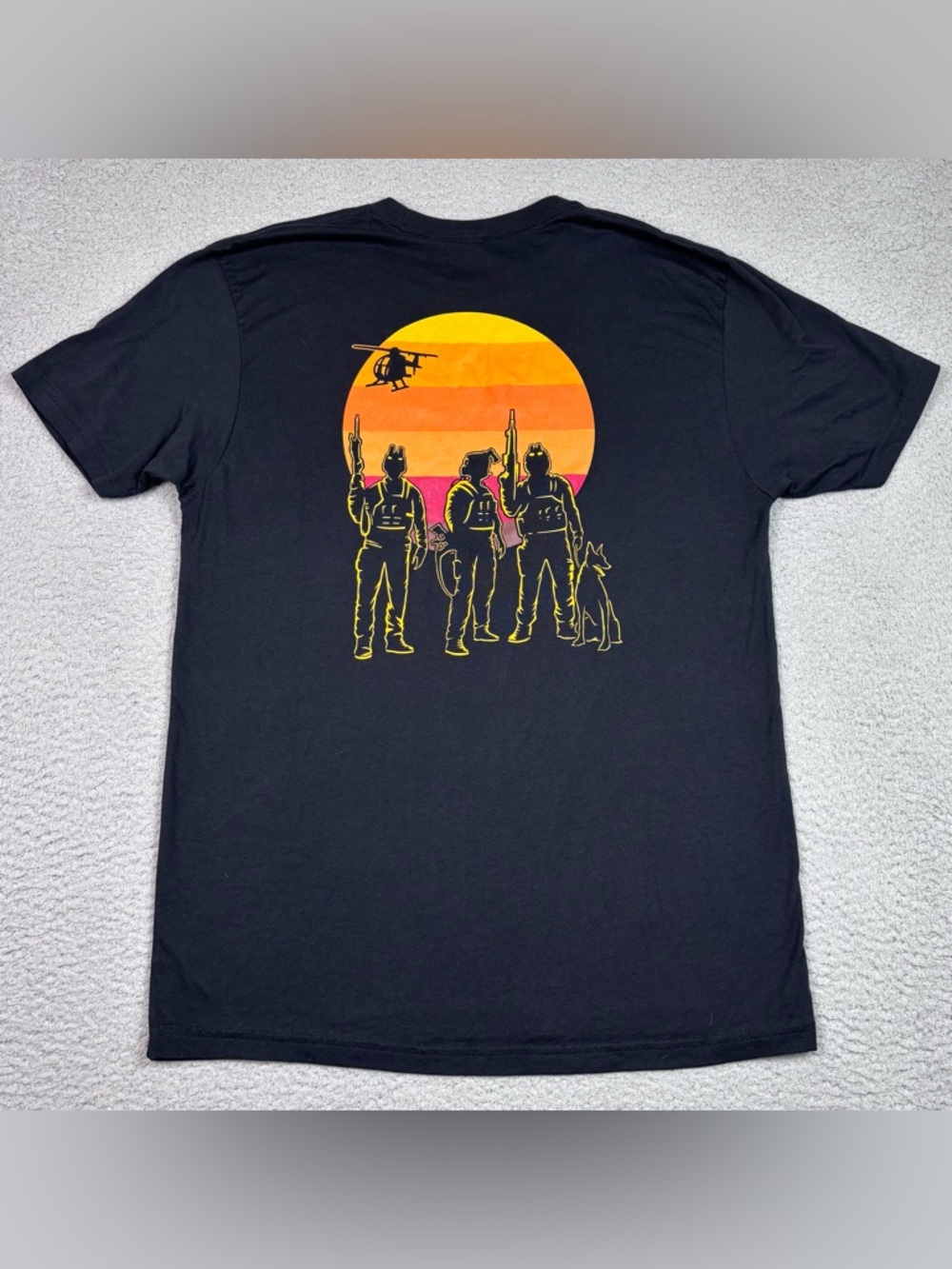 Savage Tacticians T Shirt Men's Size L Black Short Sleeve Crewneck SAVTAC Large